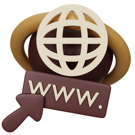 Navegador web  3D Icon