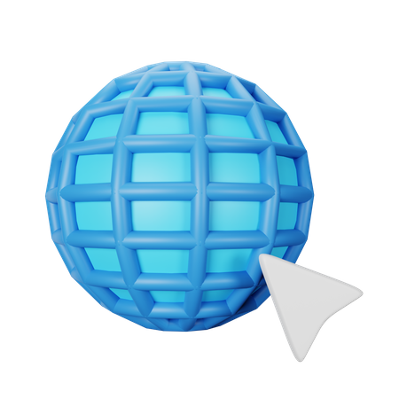 Navegador web  3D Icon