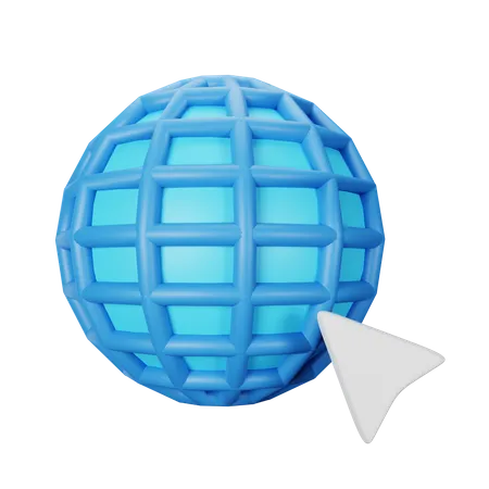 Navegador web  3D Icon