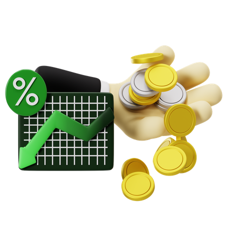 Cómo afrontar las pérdidas de inversión: estrategias y perspectivas  3D Icon