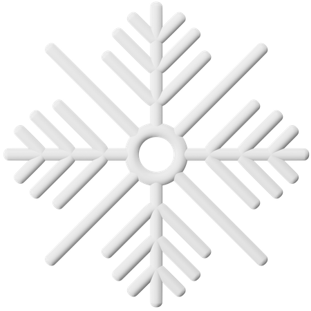 Nieve de navidad  3D Icon