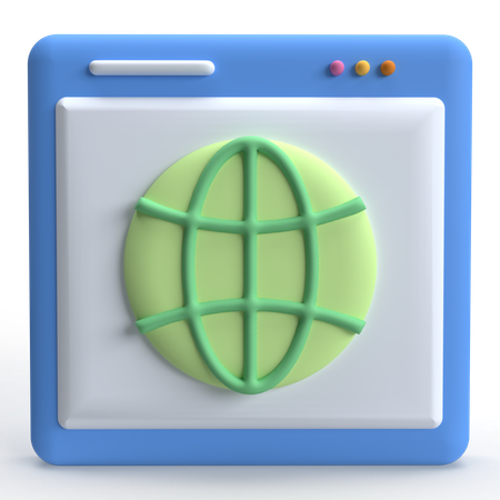 Navigateur  3D Icon