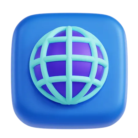 Navigateur  3D Icon