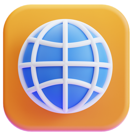 Navigateur  3D Icon