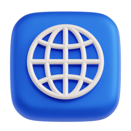 Navigateur  3D Icon
