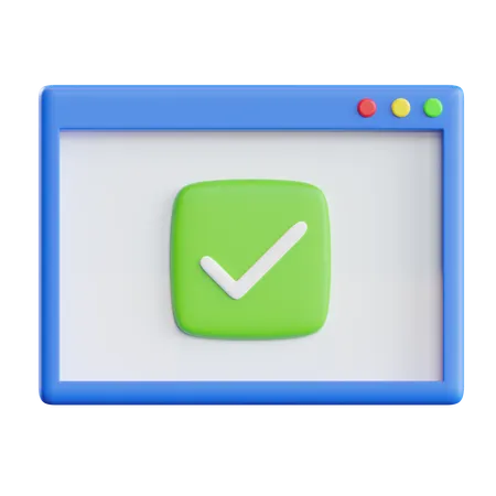 Navigateur approuvé  3D Icon