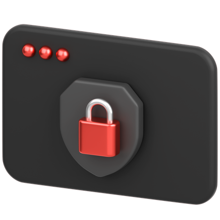 Navigateur avec bouclier  3D Icon