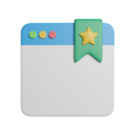 Navigateur de favoris  3D Icon