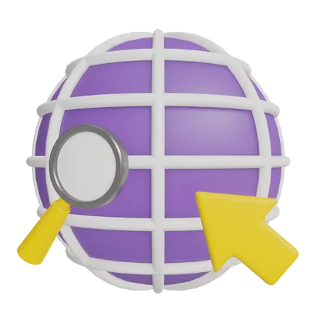 Navigateur Internet  3D Icon