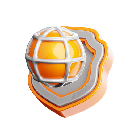 Navigateur sécurisé  3D Icon