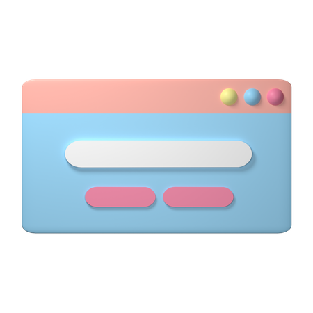 Navigateur Web  3D Icon