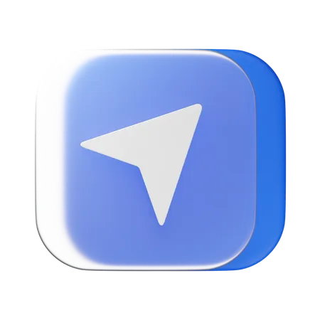 Navigation  3D Icon