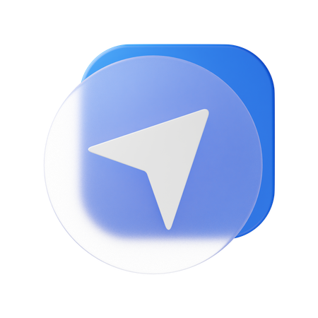 Navigation  3D Icon