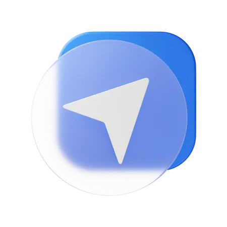 Navigation  3D Icon