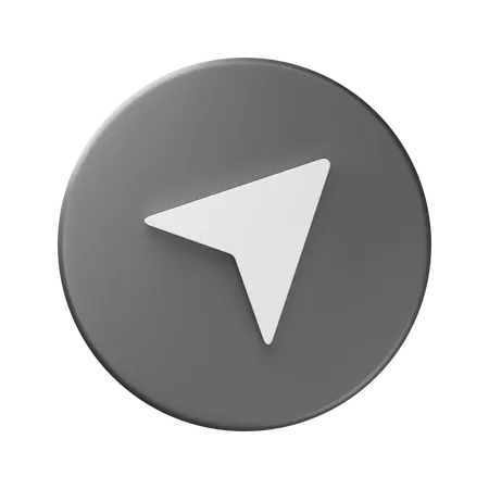 La navigation  3D Icon