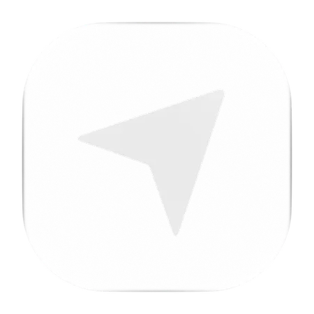 La navigation  3D Icon