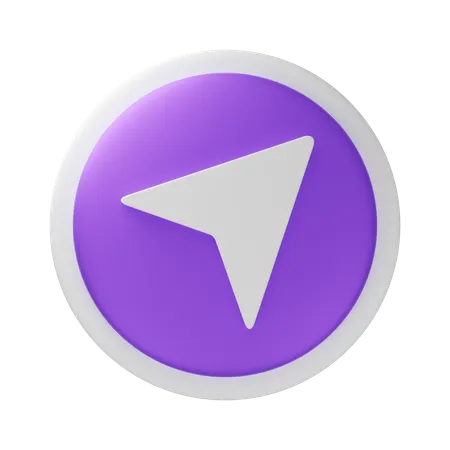 La navigation  3D Icon