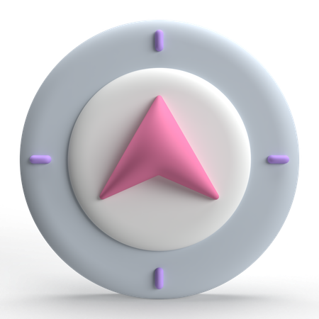 Navigation  3D Icon