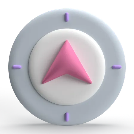 Navigation  3D Icon