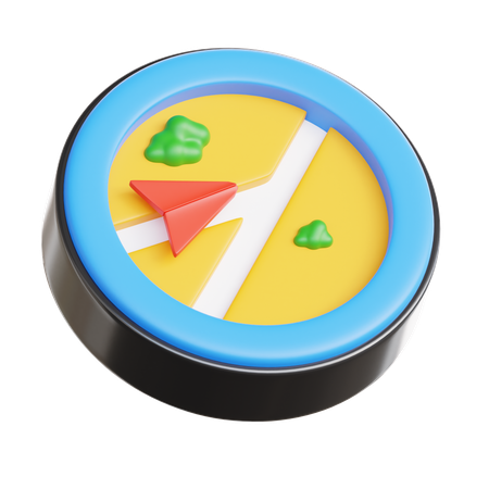 Navigation  3D Icon