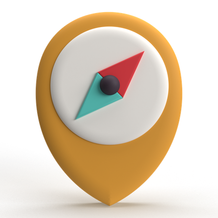 Navigation  3D Icon