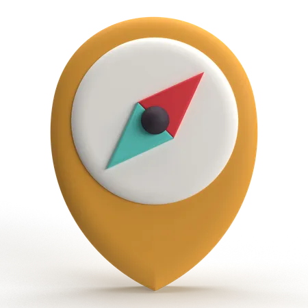 Navigation  3D Icon