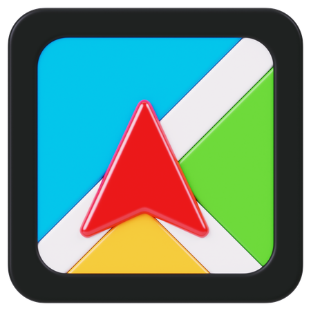 Navigation  3D Icon