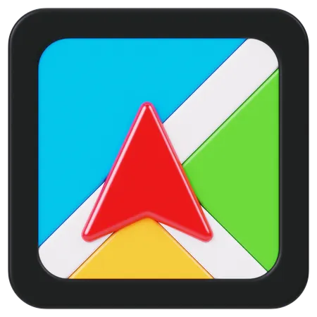 Navigation  3D Icon