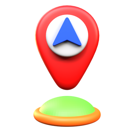 Navigation  3D Icon