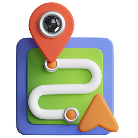 Navigation  3D Icon