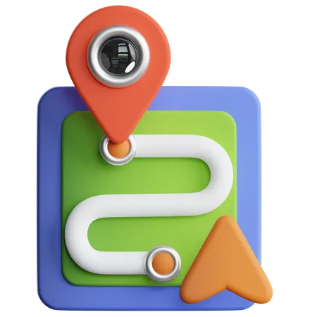 Navigation  3D Icon