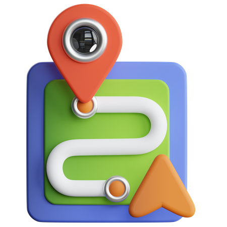 Navigation  3D Icon