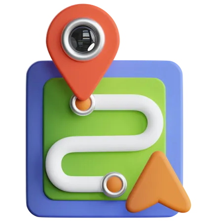 Navigation  3D Icon