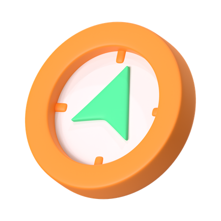 Navigation  3D Icon