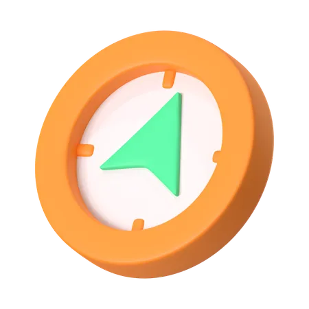 Navigation  3D Icon