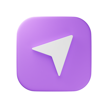 Navigation  3D Icon