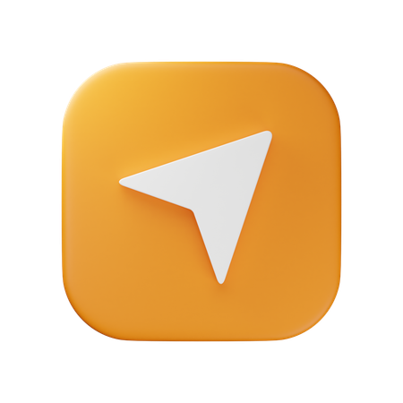 Navigation  3D Icon