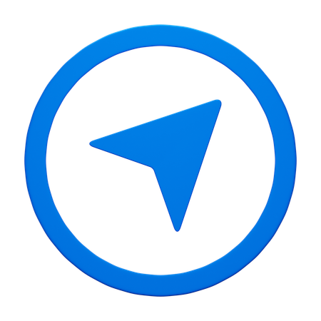 Navigation  3D Icon