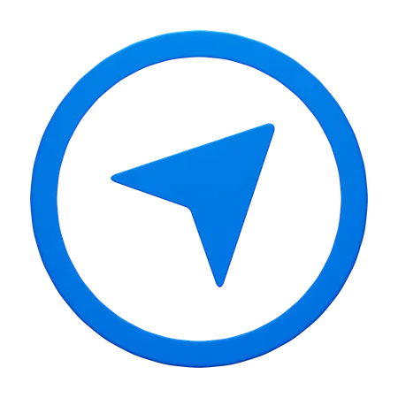 Navigation  3D Icon