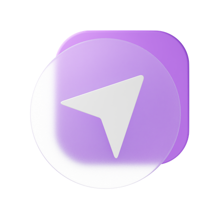 Navigation  3D Icon