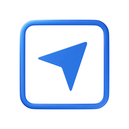 Navigation  3D Icon