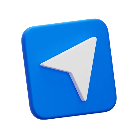 Navigation  3D Icon