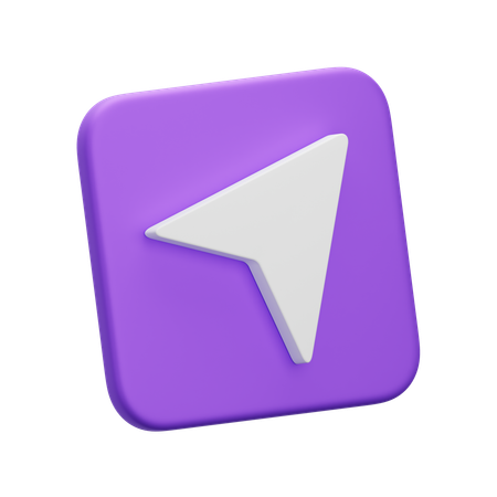 Navigation  3D Icon