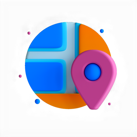 Navigation  3D Icon