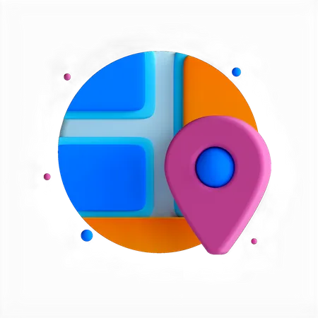 Navigation  3D Icon