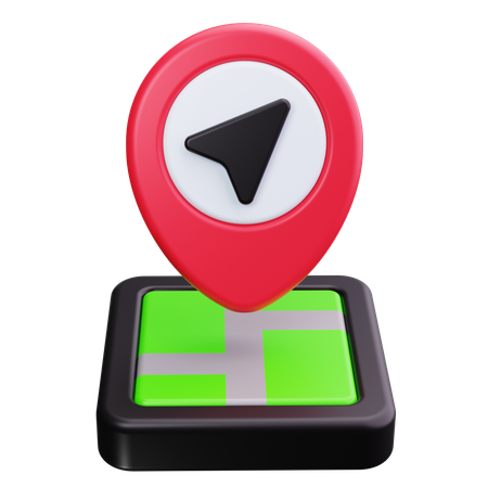 Navigation  3D Icon