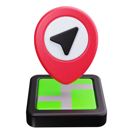 Navigation  3D Icon