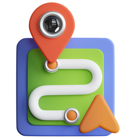 Navigation  3D Icon
