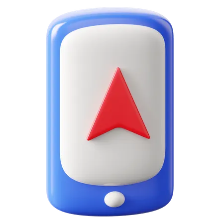 Navigation 3D Icon