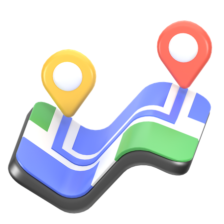 Navigation  3D Icon